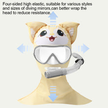 Load image into Gallery viewer, 1PC Cartoon Sunblock Diving Ice Silk Mask With Neck Protector UV Protection High Bounce Facekini