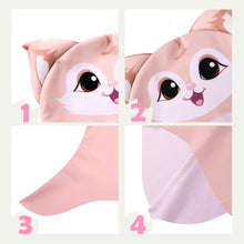Load image into Gallery viewer, 1PC Cartoon Sunblock Diving Ice Silk Mask With Neck Protector UV Protection High Bounce Facekini