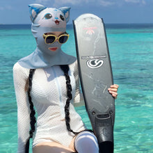 Load image into Gallery viewer, 1PC Cartoon Sunblock Diving Ice Silk Mask With Neck Protector UV Protection High Bounce Facekini