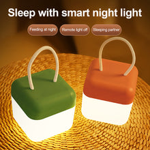 Load image into Gallery viewer, Outdoor Camping Square Portable Atmosphere Light Tricolour Light Adjustable Hanging LED Hand Light USB Charging