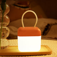 Load image into Gallery viewer, Outdoor Camping Square Portable Atmosphere Light Tricolour Light Adjustable Hanging LED Hand Light USB Charging