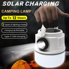 Load image into Gallery viewer, Outdoor Multi-Functional Portable Camping Light With Power Display Type-C Solar Charging Emergency Powerbank Mosquito Repellent Light