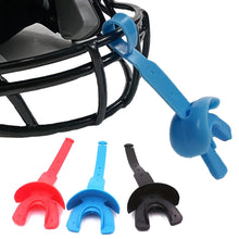 Load image into Gallery viewer, 1PC American Football Double-Deck Mouth Guard With Lanyard Free Combat Boxing Hockey Strenuous Sports Protective Gear