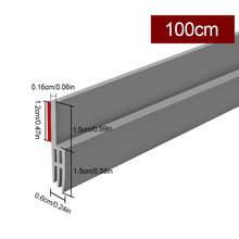 Load image into Gallery viewer, 1M Waterproof Seal Strip Windbreak Stopper Door Bottom Guard Door Draft Excluder Strip Self Adhesive Tape Bottom Strip