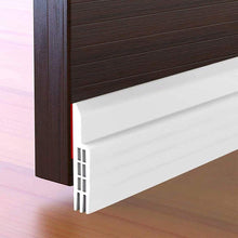 Load image into Gallery viewer, 1M Waterproof Seal Strip Windbreak Stopper Door Bottom Guard Door Draft Excluder Strip Self Adhesive Tape Bottom Strip