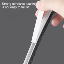 Load image into Gallery viewer, 10M Brush Strip Self Adhesive Door Window Weather Stripping Sliding Wardrobe Door Sound Insulation Dust Sealing Strip