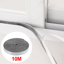 Load image into Gallery viewer, 10M Brush Strip Self Adhesive Door Window Weather Stripping Sliding Wardrobe Door Sound Insulation Dust Sealing Strip