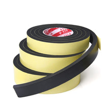 Load image into Gallery viewer, 2M EVA Black Foam Sponge Rubber Strip Tape Strong Adhesive Anti-collision Waterproof Window Door Seal Strip Weather Stripping