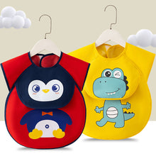 Load image into Gallery viewer, Baby Sleeveless Scarf Waterproof Toddler Art Smock Feeding Bib Apron Pocket Infant Boys Girls Burp Cloth Banana Bibs for 1-3Year