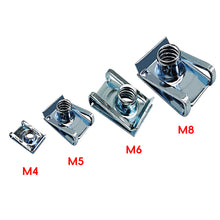 Load image into Gallery viewer, 10Pcs M4 M5 M6 U Type Car Self-tapping Nut Clip Nut Kit Suitable for Motorbike Fairing Mudguard Fasteners Auto Parts