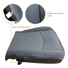 Load image into Gallery viewer, Front Driver Side Bottom Seat Cover Waterproof Leather Replacement Cushion Cover Gray For Dodge Ram 2013-2018 Driver Side
