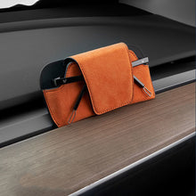 Load image into Gallery viewer, Suede Car Sun Visor Glasses Holder Premium Wear-Resistant Sunglasses Protective Box Auto Eyeglasses Storage Case