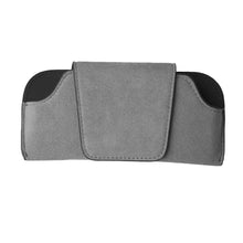 Load image into Gallery viewer, Suede Car Sun Visor Glasses Holder Premium Wear-Resistant Sunglasses Protective Box Auto Eyeglasses Storage Case