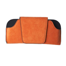 Load image into Gallery viewer, Suede Car Sun Visor Glasses Holder Premium Wear-Resistant Sunglasses Protective Box Auto Eyeglasses Storage Case
