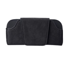 Load image into Gallery viewer, Suede Car Sun Visor Glasses Holder Premium Wear-Resistant Sunglasses Protective Box Auto Eyeglasses Storage Case