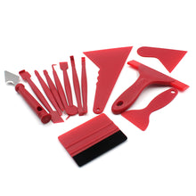 Load image into Gallery viewer, 13pcs Car Film Wrapping Blades Kit Window Vinyl Wrap Squeegee Ice Remover Cleaning Wash Squeegee Utility Knife Snap-off Tools