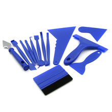 Load image into Gallery viewer, 13pcs Car Film Wrapping Blades Kit Window Vinyl Wrap Squeegee Ice Remover Cleaning Wash Squeegee Utility Knife Snap-off Tools