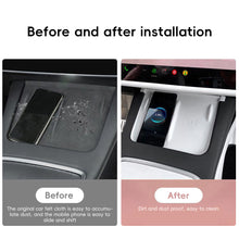 Load image into Gallery viewer, Car Central Control Silicone Anti-Skid Protector Pad Wireless Charging Anti-slip Mat Phone Holder Pads Cover For Tesla Model 3 Y Accessories