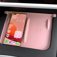 Load image into Gallery viewer, Car Central Control Silicone Anti-Skid Protector Pad Wireless Charging Anti-slip Mat Phone Holder Pads Cover For Tesla Model 3 Y Accessories