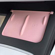 Load image into Gallery viewer, Car Central Control Silicone Anti-Skid Protector Pad Wireless Charging Anti-slip Mat Phone Holder Pads Cover For Tesla Model 3 Y Accessories