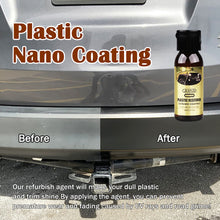 Load image into Gallery viewer, Car Plastic Trim Restorer Ceramic Coating Protect LongLasting Back To Black Plastic Rubber Coat Car Cleaning Care