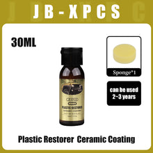 Load image into Gallery viewer, Car Plastic Trim Restorer Ceramic Coating Protect LongLasting Back To Black Plastic Rubber Coat Car Cleaning Care