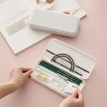 Load image into Gallery viewer, Plastic Pencil Case Lightweight Pencil Box Pen Storage Students School Stationery Supplies
