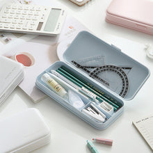 Load image into Gallery viewer, Plastic Pencil Case Lightweight Pencil Box Pen Storage Students School Stationery Supplies