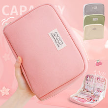 Load image into Gallery viewer, Canvas Pencil Case Large Capacity Pensel Box Large Capacity Girl Make Up Bag Desk Organizer School Office Supplies Storage Bag