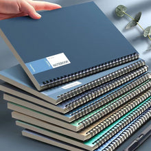 Load image into Gallery viewer, A5 Vintage Spiral Notebook 80 Sheets/160 Pages Memo Journal Diary Notebook Spiral Design for Students Stationery Office Business