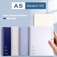 Load image into Gallery viewer, A5 Vintage Spiral Notebook 60 Sheets/120 Pages Memo Journal Diary Notebook Spiral Design for Students Stationery Office Business
