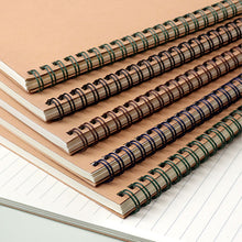 Load image into Gallery viewer, A5 Vintage Spiral Notebook 60 Sheets/120 Pages Memo Journal Diary Notebook Spiral Design for Students Stationery Office Business