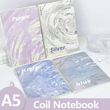 Load image into Gallery viewer, 120 Pages A5 Coil Spiral Notebook Journals Morandi Basic Diary Weekly Planner Book School Office Stationery