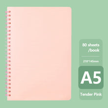 Load image into Gallery viewer, A5 Retro/Morandi Notebook Girl Heart Student Simple Coil Hand Account 160 Pages Notebook Cute Notepad Office School Supplies