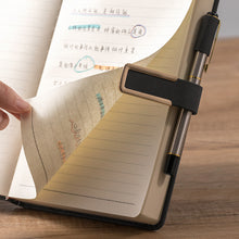 Load image into Gallery viewer, 416 Pages paper A5 Faux Leather Thick Business Notebook Magnetic Snap Side with Pen