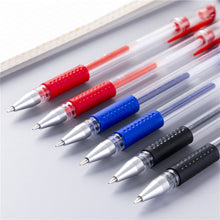 Load image into Gallery viewer, 10Pcs Gel Pen Set School Supplies Black Blue Red Ink Color 0.5mm Ballpoint Pen Writing Tool School Office Stationery