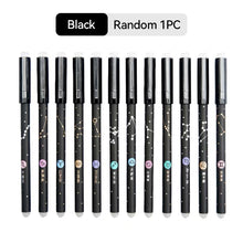 Load image into Gallery viewer, 12 Constellations Erasable Gel Pen Set School Supplies Black Blue Red Ink Color 0.5mm Ballpoint Pen Writing Tool School Office Stationery