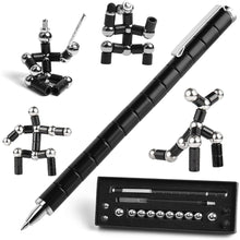 Load image into Gallery viewer, Magnetic Fidget Pen Metal Decompression Pen Multifunctional Deformable Writing Pen Stress Reliever Finger Spinning Gifts Kids Toy