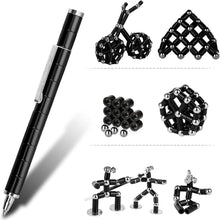 Load image into Gallery viewer, Magnetic Fidget Pen Metal Decompression Pen Multifunctional Deformable Writing Pen Stress Reliever Finger Spinning Gifts Kids Toy