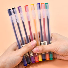 Load image into Gallery viewer, 6/12Pcs Gel Pen School Pens Set Pen 0.5MM Color Ink Stationery Student Supplies Writing Painting Scrapbooking Journal Pens