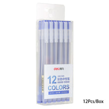 Load image into Gallery viewer, 6/12Pcs Gel Pen School Pens Set Pen 0.5MM Color Ink Stationery Student Supplies Writing Painting Scrapbooking Journal Pens