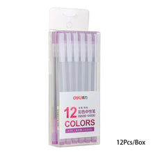 Load image into Gallery viewer, 6/12Pcs Gel Pen School Pens Set Pen 0.5MM Color Ink Stationery Student Supplies Writing Painting Scrapbooking Journal Pens