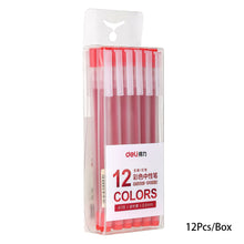 Load image into Gallery viewer, 6/12Pcs Gel Pen School Pens Set Pen 0.5MM Color Ink Stationery Student Supplies Writing Painting Scrapbooking Journal Pens