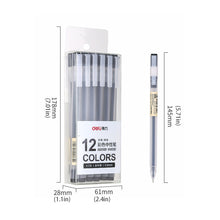 Load image into Gallery viewer, 6/12Pcs Gel Pen School Pens Set Pen 0.5MM Color Ink Stationery Student Supplies Writing Painting Scrapbooking Journal Pens
