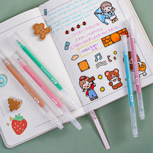 Load image into Gallery viewer, 9Pcs/box Morandi Color Gel Pens Set 0.5mm Handwriting Ink Pen Students School Supplies Stationery