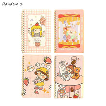 Load image into Gallery viewer, 120 Pages A5 Coil Spiral Notebook Journals Cartoon Diary Weekly Planner Book School Office Stationery