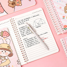 Load image into Gallery viewer, 120 Pages A5 Coil Spiral Notebook Journals Cartoon Diary Weekly Planner Book School Office Stationery