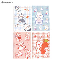 Load image into Gallery viewer, 120 Pages A5 Coil Spiral Notebook Journals Cartoon Diary Weekly Planner Book School Office Stationery