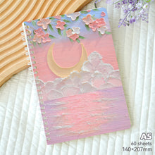 Load image into Gallery viewer, 120 Pages A5 Coil Spiral Notebook Journals Cartoon Diary Weekly Planner Book School Office Stationery