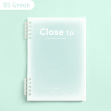 Load image into Gallery viewer, A5 Simple Gradation Spiral Notebook 60 Sheets/120 Pages Memo Journal Diary Notebook Spiral Design for Students Stationery Office Business